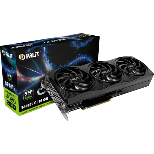 Видеокарта Palit GeForce RTX 4080 SUPER INFINITY 3 OC (NED408SS19T2-1032S), Retail купить! 