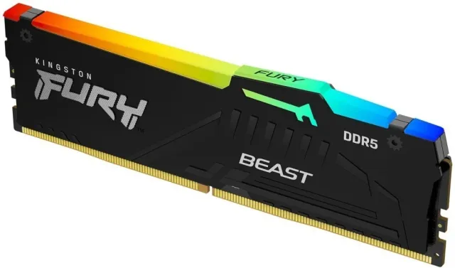 Оперативная память 8 Gb 6000 MHz Kingston FURY Beast RGB EXPO Black (KF560C36BBEA-8) купить! 