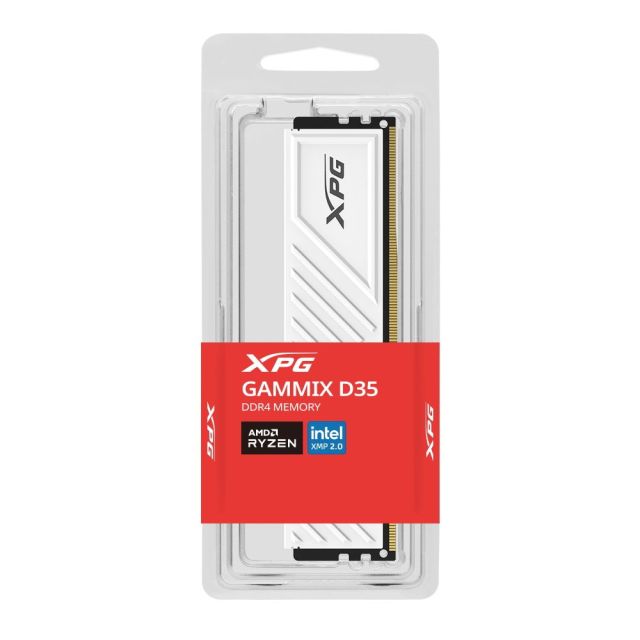 Оперативная память 16 Gb 3200 MHz ADATA XPG GAMMIX D35 RGB White (AX4U320016G16A-SWHD35) купить! 