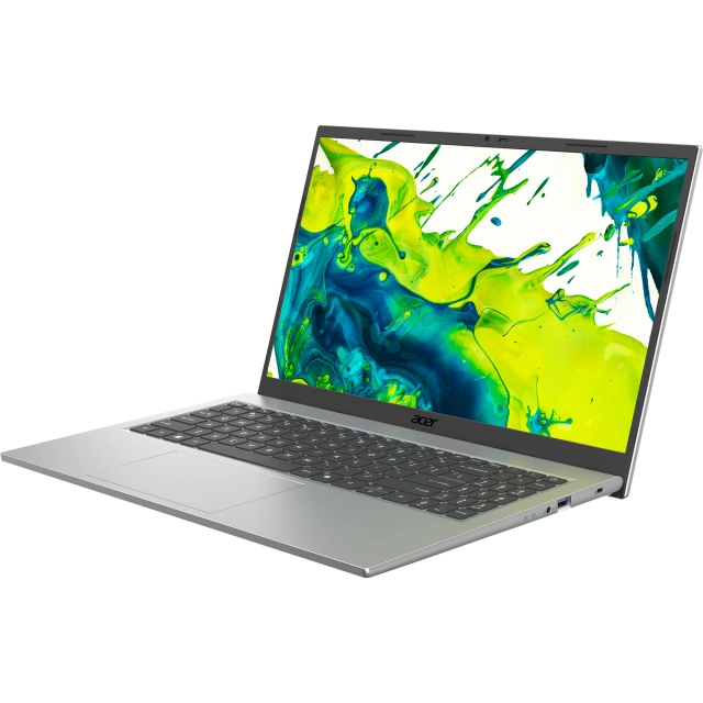 Ноутбук ACER Aspire Go 15 AG15-44P-R4MF (AMD Ryzen 5 7430U/15.6" FHD/16Gb/512Gb SSD/AMD Radeon/Bluetooth,WI-FI/DOS) Серый - фото