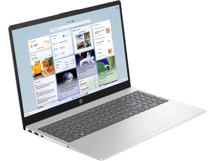 Ноутбук HP 15-fr0682tu (Core i7-13620H/15.6" 1920x1080/16Gb/1Tb SSD/Intel UHD/Win 11 Home) Silver - фото