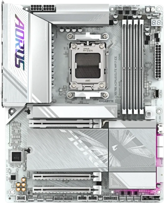 Материнская плата Gigabyte X870E AORUS ELITE WIFI7 ICE купить! 