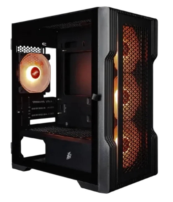 Компьютерный корпус 1STPLAYER TRILOBITE T3 ARGB Black (T3-BK-4F7) купить! 