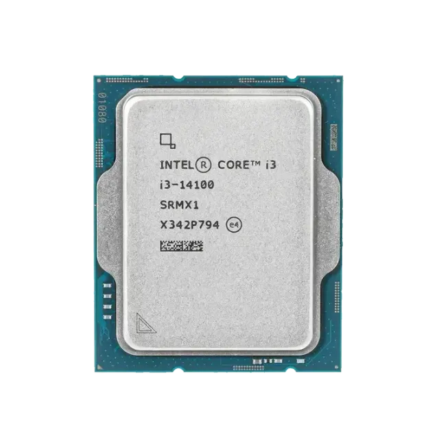 Процессор Intel Core i3-14100 (3.5 ГГц - 4.7 ГГц / LGA1700 / кол-во ядер: 4  / TDP 110 Вт), OEM купить! 