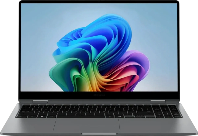 Ноутбук Samsung Galaxy Book 5 360 NP750QHA-KA1 (Ultra 7 256V/15.6" 1920x1080, AMOLED, Сенсорный/16Gb/512b SSD M.2/Intel Arc 140V (8gb)/Win 11 Home) Gray - фото