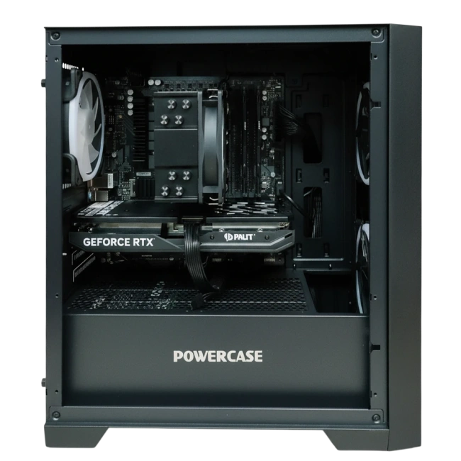 Игровой компьютер 991689 (Ryzen 5 7600X 4.7 ГГц/AMD B650/32 ГБ 6.0 ГГц/1024 SSD/RTX 5060 Ti 8 ГБ/Wi-Fi/650W/Powercase ALISIO Micro Z3B ARGB V2 ARGB Black) - купить по выгодной цене!