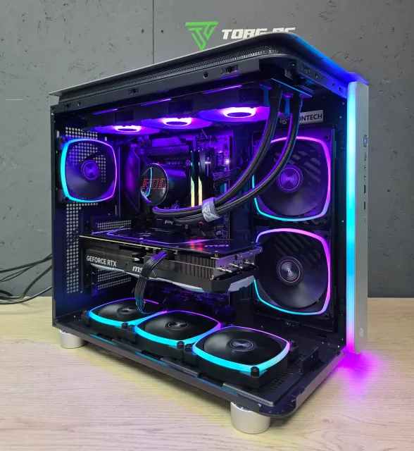 Игровой компьютер 685216 (Core i9-13900K 3.0 ГГц/Z790/64 ГБ DDR5 6.0 ГГц/GeForce RTX 5080 24 ГБ/Блок 1000W/Wi-Fi/Корпус Montech KING 95 ULTRA TG SPCC Cold Steel/Win 11 Pro Trial) - купить по выгодной цене!