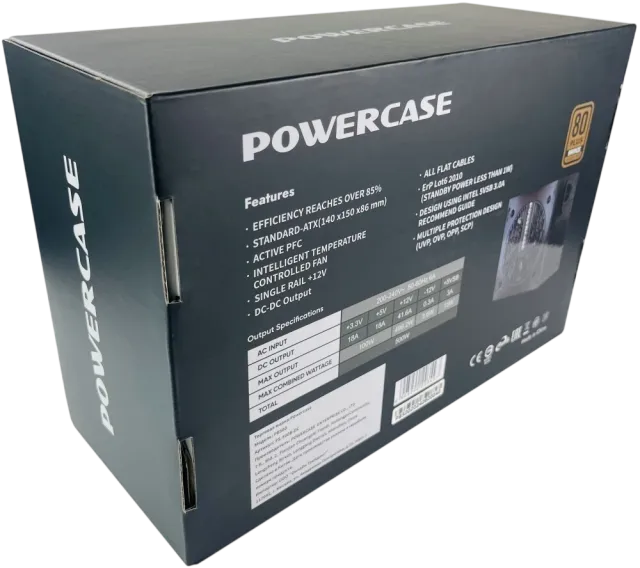 Блок питания Powercase 500W PB500 Black (PS-500B-DC) купить! 