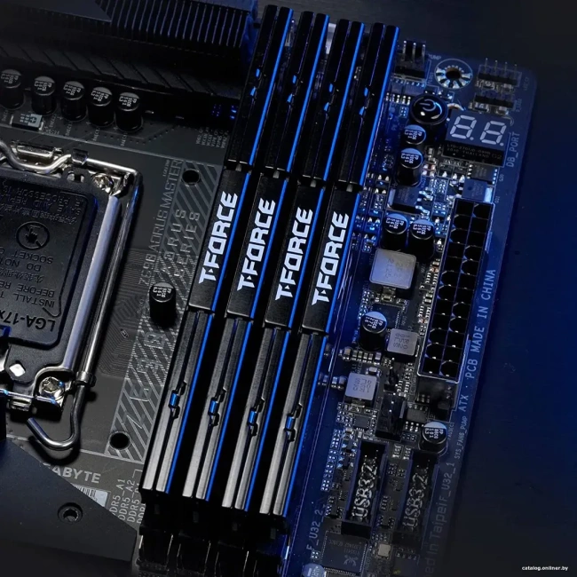 Оперативная память 32 Gb 6400 MHz Team Group T-FORCE Vulcan (FLBD532G6400HC40BDC01) купить! 