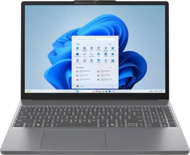 Ноутбук Lenovo IdeaPad Slim 3 16IRH10R (Intel Core 5 210H/16.0" 1920x1200/16Gb/512Gb SSD/Intel Graphics/Win 11 Home) Luna Gray - фото