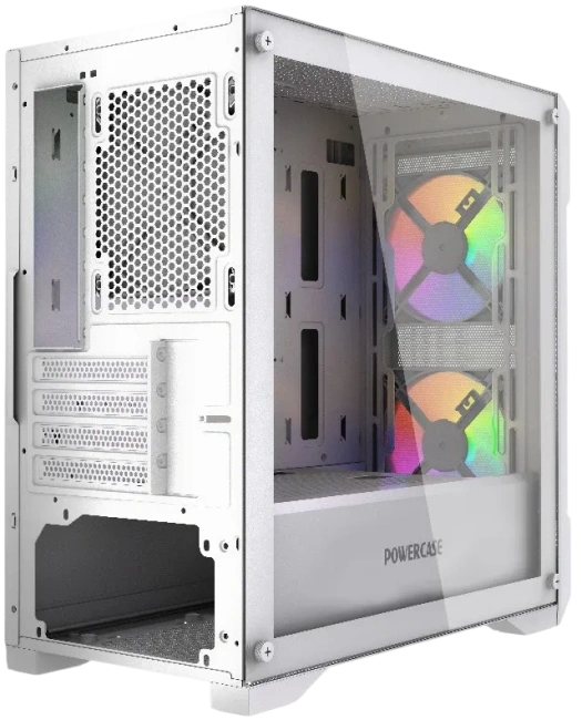 Компьютерный корпус Powercase Mistral Micro X3W ARGB TG White (CMMXW-A3) купить! 