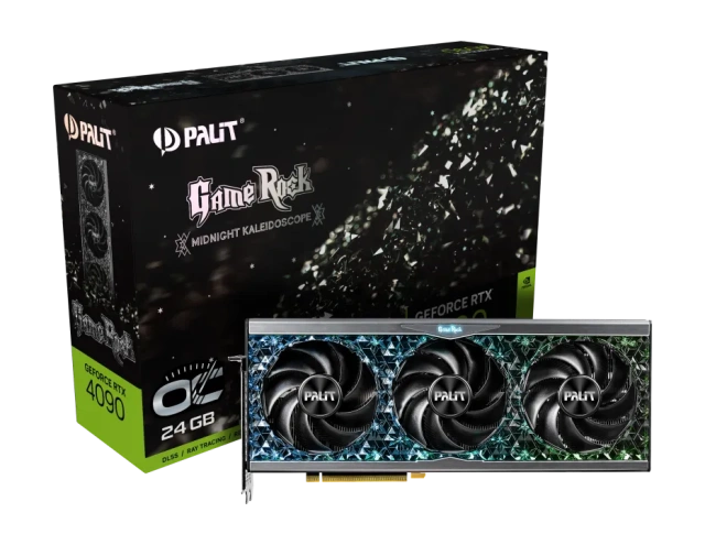 Видеокарта Palit GeForce RTX 4090 GameRock OC (NED4090S19SB-1020G) Retail купить! 
