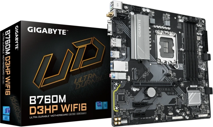 Материнская плата Gigabyte B760M D3HP WIFI6 купить! 