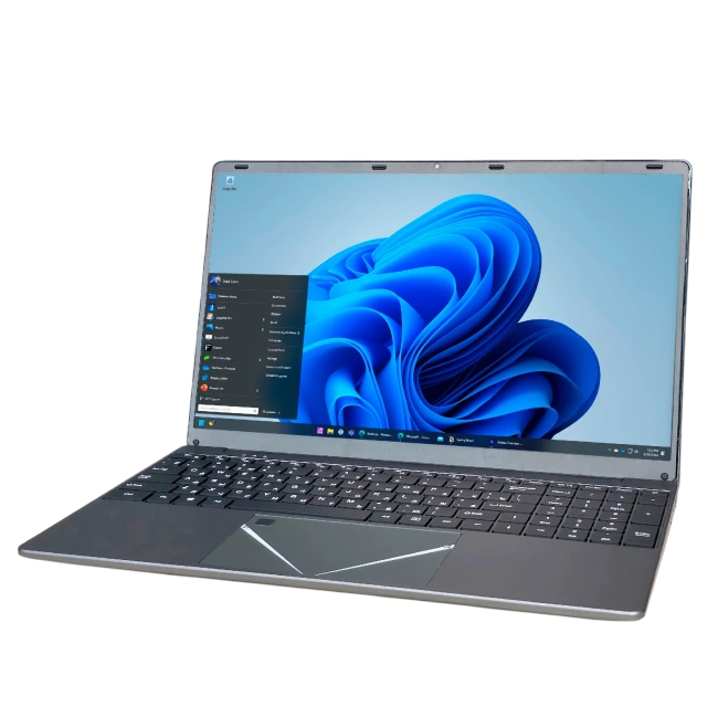 Ноутбук для работы и учебы HY159 (Intel N95/16"/1920x1200/16Gb/512GB SSD/Win 11 Pro) Серый - фото