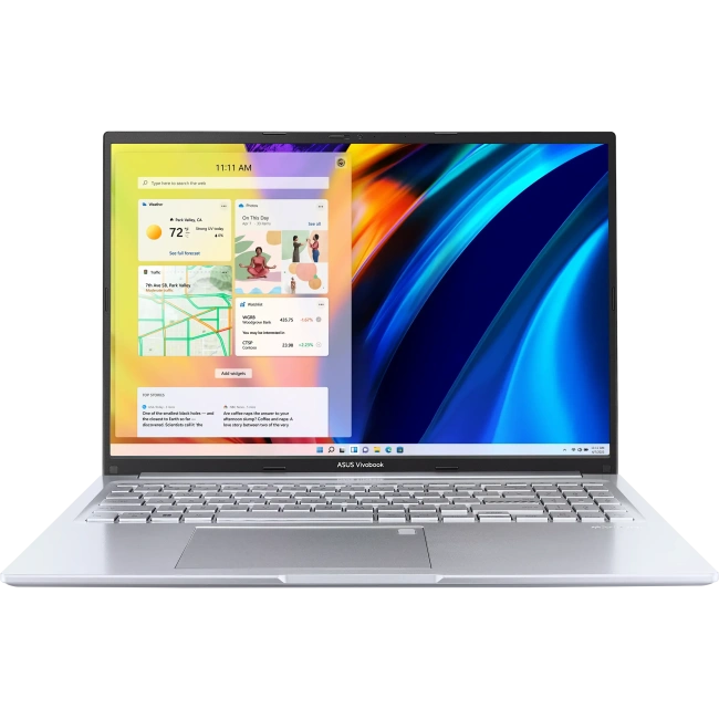 Ноутбук Asus VivoBook 16 X1605VA (Core i9 13900H/16" 2560x1600/16Gb/1Tb SSD/Intel UHD Graphics/Win 11 Home) Silver - фото
