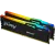 Оперативная память 32 Gb 6400 MHz Kingston FURY Beast RGB Black (KF564C32BBEAK2-32) купить! 