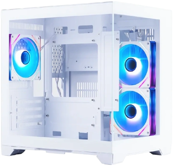 Компьютерный корпус 1STPLAYER MEGAVIEW MV5-TP ARGB White (MV5-TP-WH-2FC7R-W-1FC7-W) купить! 