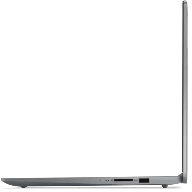 Ноутбук Lenovo IdeaPad Slim 3 15AMN8 (AMD Ryzen 5 7520U/15.6"/1920x1080/16GB/512GB SSD/No OS) Arctic Gray - фото