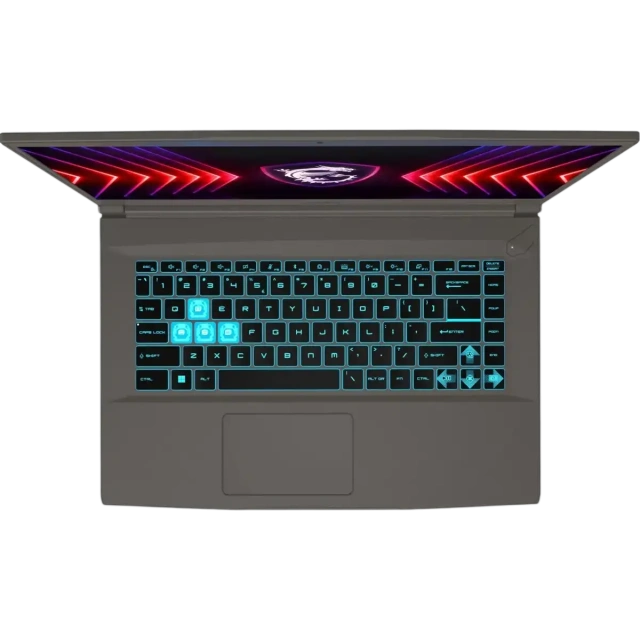 Ноутбук MSI Thin 15 B12VE-1294XRU (Core i5 12450H/15.6"/1920x1080/16GB/512GB SSD/nVidia GeForce RTX 4050/DOS) - фото