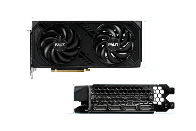 Видеокарта Palit GeForce RTX 4070 Super 12Gb Dual OC (NED407SS19K9-1043D), Retail купить! 