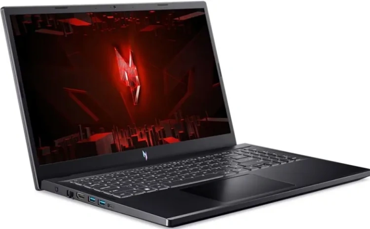 Ноутбук Acer Nitro V 15 ANV15-41-R6KT (AMD Ryzen 5 7535HS/15.6" FHD/16Gb/512Gb SSD/NVIDIA GeForce RTX 3050 6GB/Без ОС) Black - фото