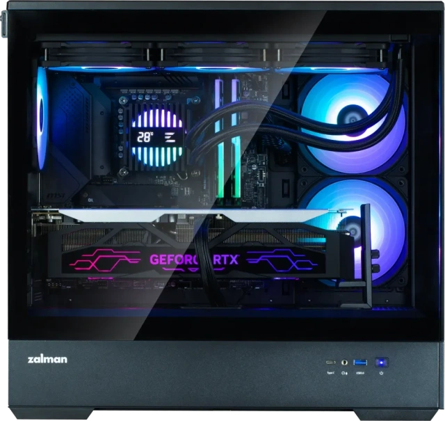 Компьютерный корпус Zalman P30 V2 TG ARGB Black купить! 