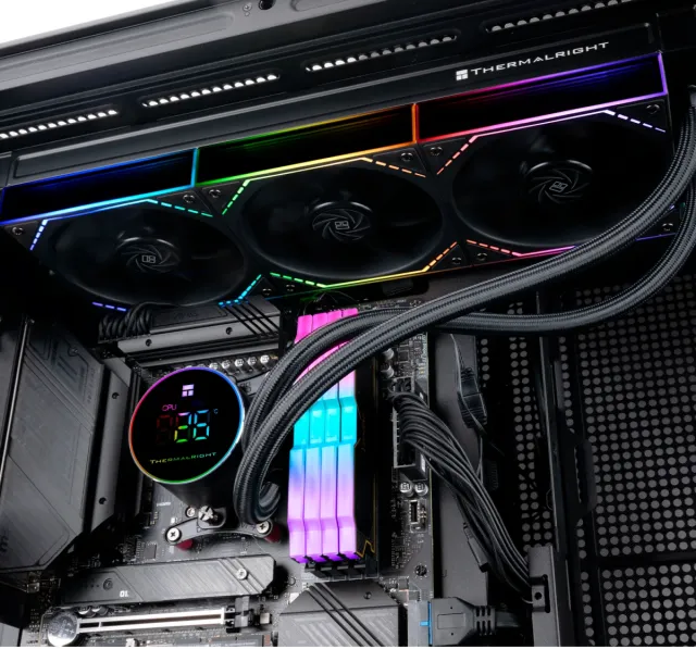 Система водяного охлаждения Thermalright Frozen Magic 360 Digital ARGB Black V2 (TRFM360DABV2) купить! 