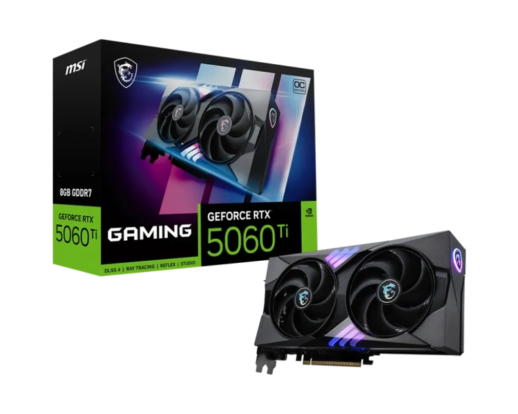 Видеокарта MSI GeForce RTX 5060 Ti 8G GAMING OC (G506T-8GC), Retail купить! 