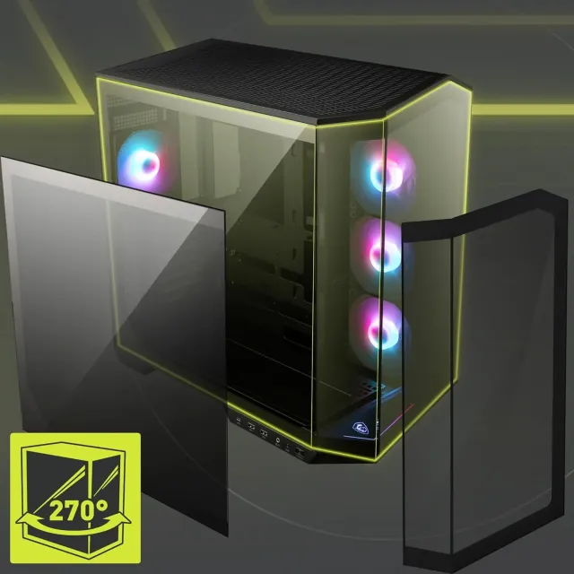 Компьютерный корпус MSI MAG Pano 100R PZ Black (306-7G26R21-HH9) купить! 
