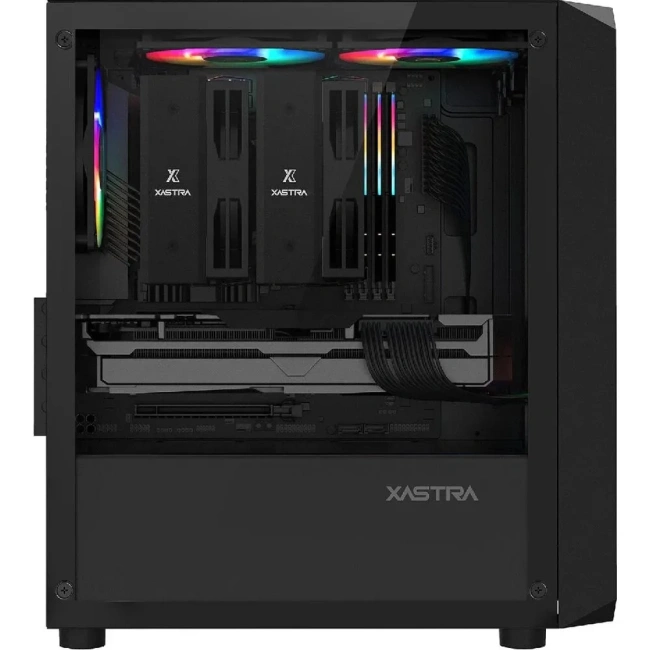 Компьютерный корпус XASTRA A303M TG 3FRGB Black (A303M-2FC14F-1FC12F) купить! 