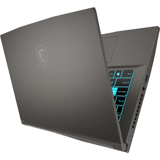 Ноутбук MSI Thin 15 B12UC-1628XRU (Intel Core i7 12650H/15.6" 1920x1080/16Gb/512Gb SSD/nVidia GeForce RTX 3050 4Gb/DOS) Серый - фото