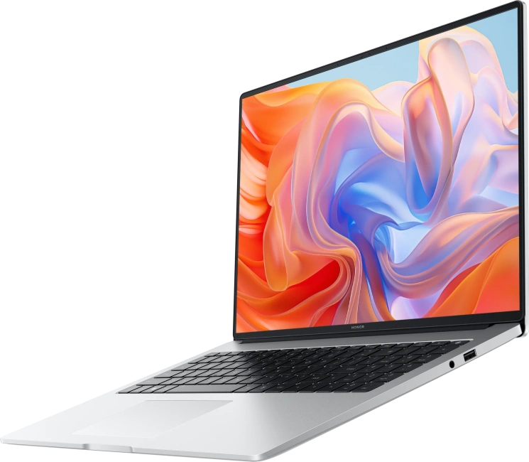 Ноутбук HONOR MagicBook X16 (AMD Ryzen 7 7735HS/16.1" 1920x1080/16Gb/512Gb SSD/AMD Radeon 780M/Win 11 Home) Серебристый - фото