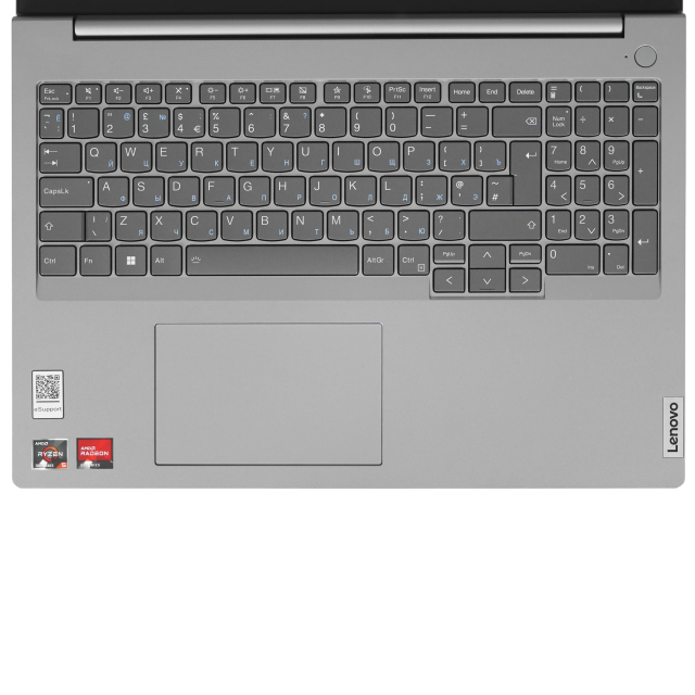 Ноутбук Lenovo ThinkBook 16 G6 ABP (AMD Ryzen R5 7430U/16" 1920x1200/8Gb/512Gb SSD/AMD Radeon Graphics/no OS) 21KK004KAK Серый - фото