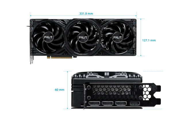 Видеокарта Palit GeForce RTX 5080 GamingPro OC 16Gb (NE75080S19T2-GB2031A), Retail купить! 