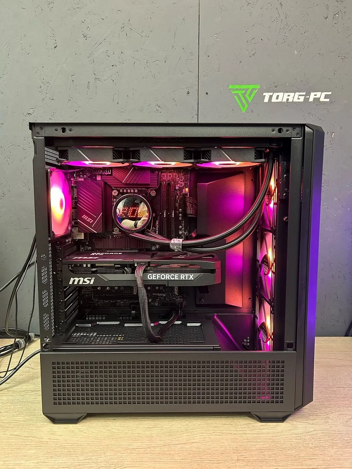 Игровой компьютер 989739 (Ryzen 9 7950X3D 4,2 ГГц/AMD B850/32 ГБ DDR5 6 ГГц/1024 ГБ SSD/RTX 5070 TI 16 ГБ/Wi-Fi/1000W/Cougar AIRFACE PRO RGB Black)