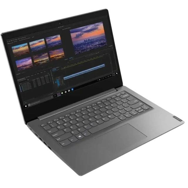 Ноутбук Lenovo V14-IIL (Core i7 1065G1 1.3Ghz/14" FHD/8Gb/256Gb SSD/Intel UHD Graphics/Wi-Fi/Bluetooth/Win 10 Pro) 82C400S6RU, Grey - фото