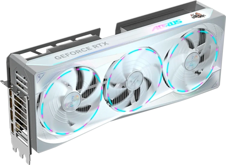 Видеокарта Gigabyte GeForce RTX 5080 AORUS MASTER ICE OC 16Gb (GV-N5080AORUSM ICE-16GD), Retail купить! 