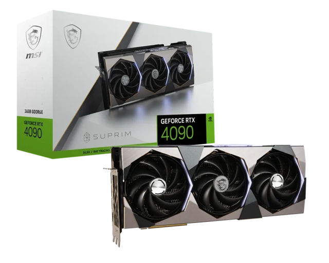 Видеокарта MSI GeForce RTX 4090 24Gb SUPRIM (RTX 4090 SUPRIM 24G), Retail купить! 