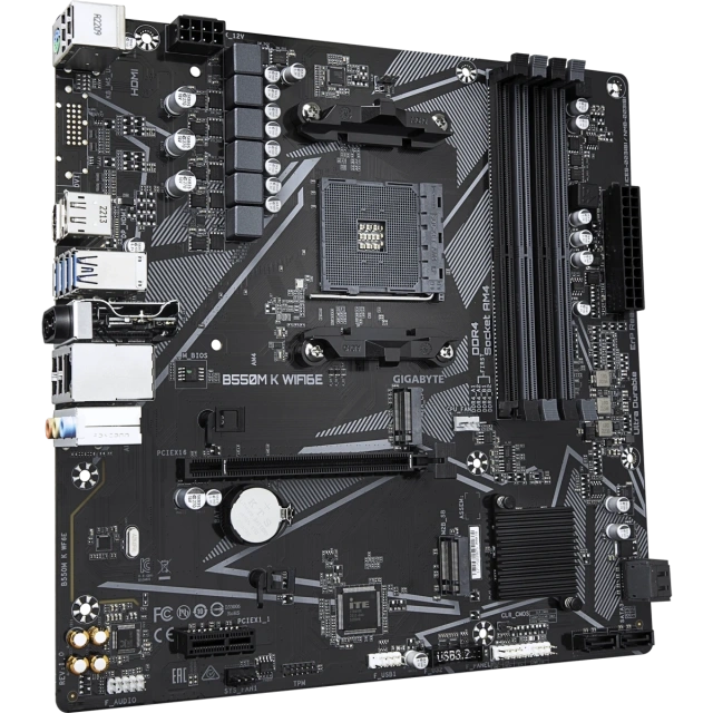 Материнская плата Gigabyte B550M K WF6E купить! 