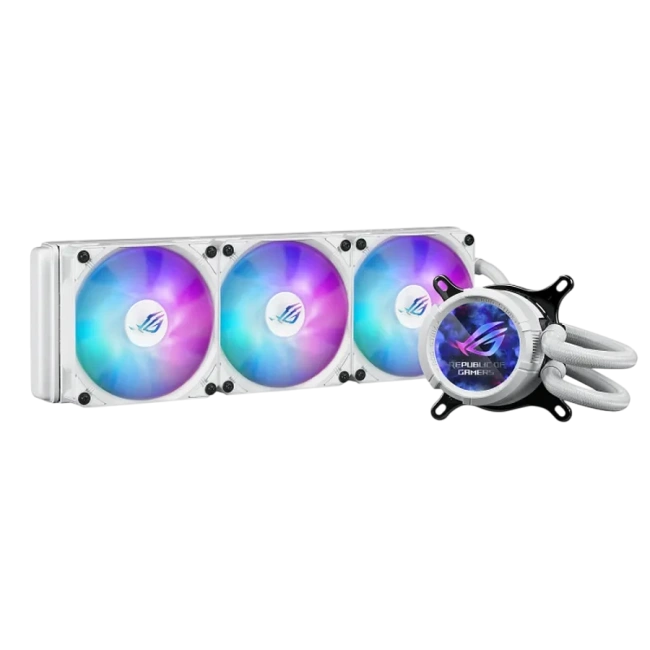 Система водяного охлаждения ASUS ROG STRIX LC III 360 ARGB LCD WHT (90RC00W2-M0UAY0) купить! 