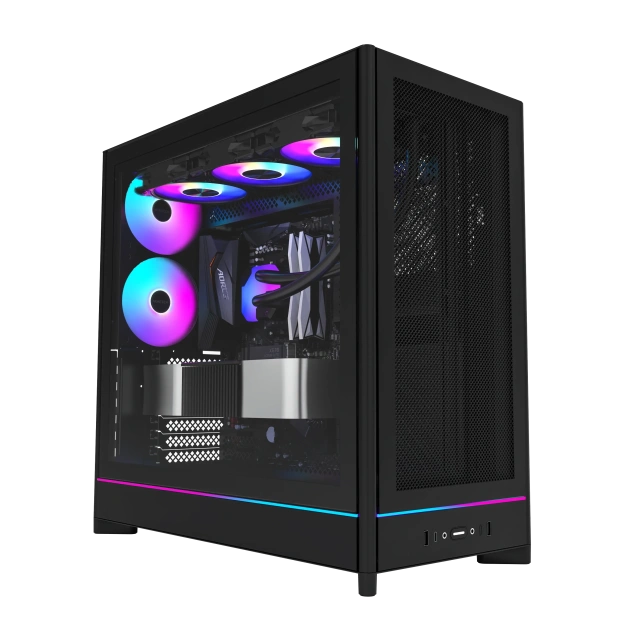 Игровой компьютер 991672 (Core i5-12400F 2.5 ГГц/Intel B760/32 ГБ DDR5 6.0 ГГц/1024 ГБ SSD/RTX 5060 8 ГБ/Wi-Fi/650W/Montech HS01 PRO Black) - купить по выгодной цене!