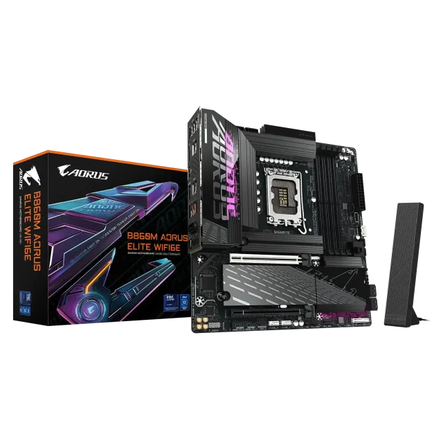 Материнская плата Gigabyte B860M AORUS ELITE WIFI6E купить! 
