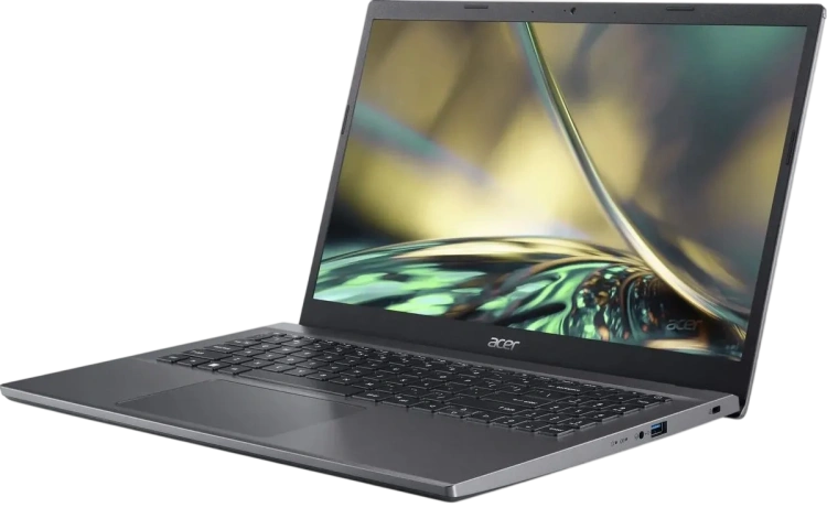 Ноутбук Acer Aspire 5 A515-57-77GB (Core i7 12650H/15.6"/1920x1080/32Gb/1024Gb SSD/Intel UHD/Win 11 Pro) Gray - фото