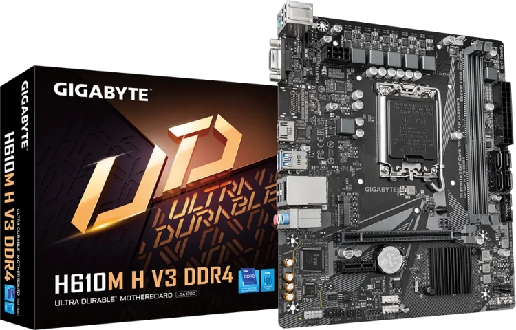 Материнская плата Gigabyte H610M H V3 DDR4 купить! 