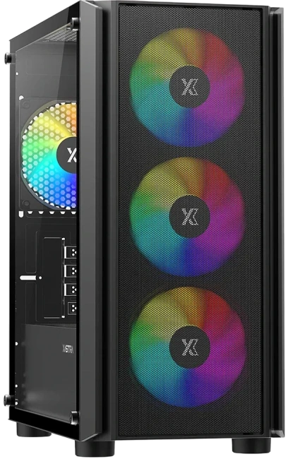 Компьютерный корпус XASTRA A402M 4ARGB Black (A402M-4FC12A-BK) купить! 