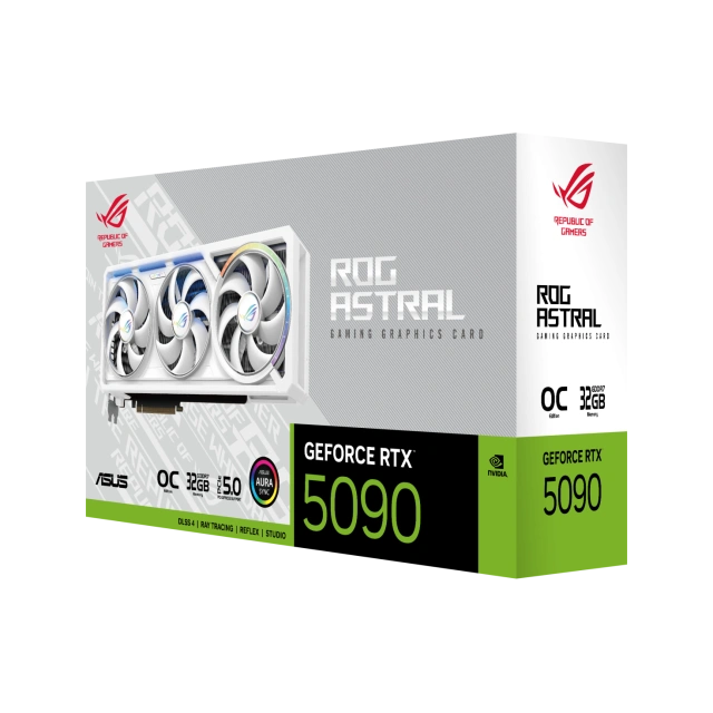Видеокарта ASUS GeForce RTX 5090 ROG Astral OC Edition 32GB (ROG-ASTRAL-RTX5090-O32G-GAMING-WHITE) купить! 
