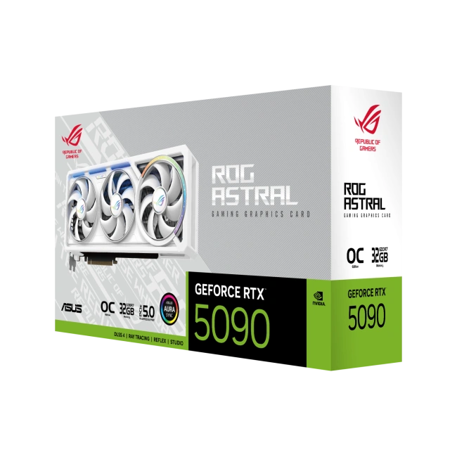 Видеокарта ASUS GeForce RTX 5090 ROG Astral OC Edition 32GB (ROG-ASTRAL-RTX5090-O32G-GAMING-WHITE) купить! 