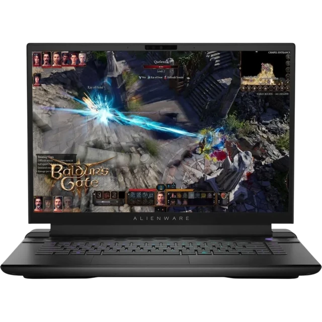 Ноутбук Dell Alienware M16 (AMD Ryzen 9 7845HX 3.0GHz/16" 2560x1600/16Gb/1Tb SSD/NVIDIA GeForce RTX 4080 12Gb/Win 11 Pro) Dark Metallic Moon - фото