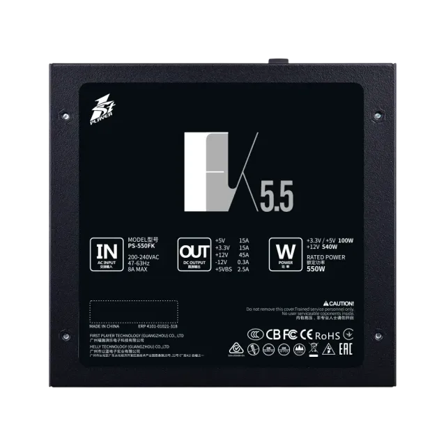 Блок питания 1STPLAYER 550W FK (PS-550FK) купить! 