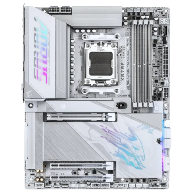 Материнская плата Gigabyte X870E AORUS PRO X3D ICE купить! 